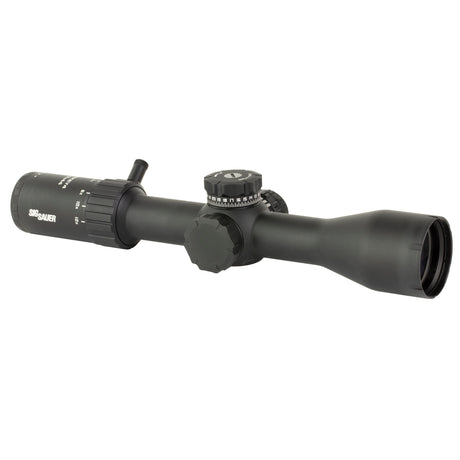 Sig Sauer Whiskey4 3-12x44mm Rifle Scope - Illuminated BDC-1 Hellfire Reticle, 30mm SFP Tube - Black (SOW43002) - 2