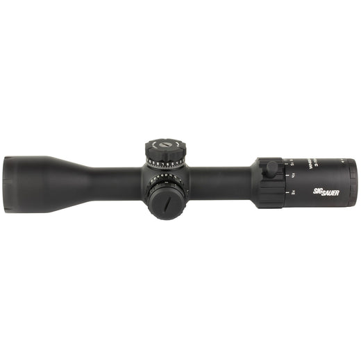Sig Sauer Whiskey4 3-12x44mm Rifle Scope - Illuminated BDC-1 Hellfire Reticle, 30mm SFP Tube - Black (SOW43002) - 3