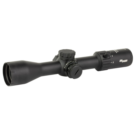 Sig Sauer Whiskey4 3-12x44mm SFP Illuminated Hellfire Quadplex Rifle Scope - Black (SOW43004) - 1