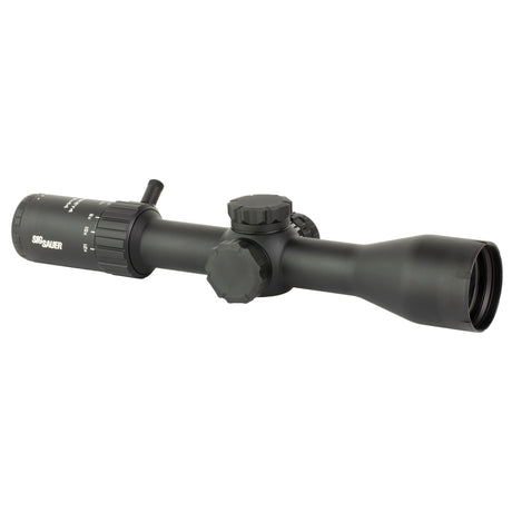 Sig Sauer Whiskey4 3-12x44mm SFP Illuminated Hellfire Quadplex Rifle Scope - Black (SOW43004) - 2