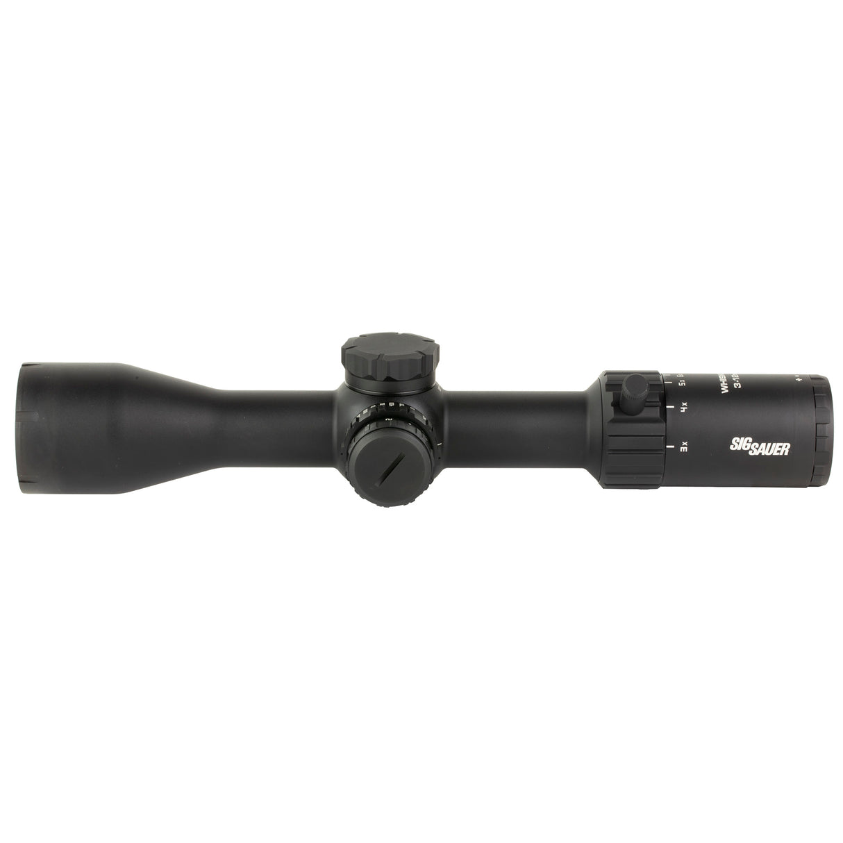 Sig Sauer Whiskey4 3-12x44mm SFP Illuminated Hellfire Quadplex Rifle Scope - Black (SOW43004) - 3