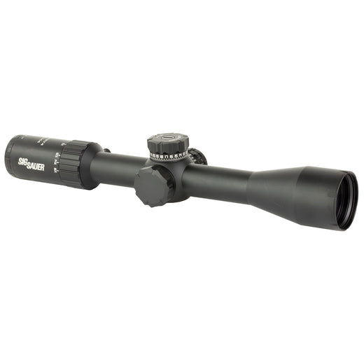 Sig Sauer Whiskey4 4-16x44mm FFP Rifle Scope - Illuminated MOA Milling 2.0 Reticle - Black (SOW44002) - 2