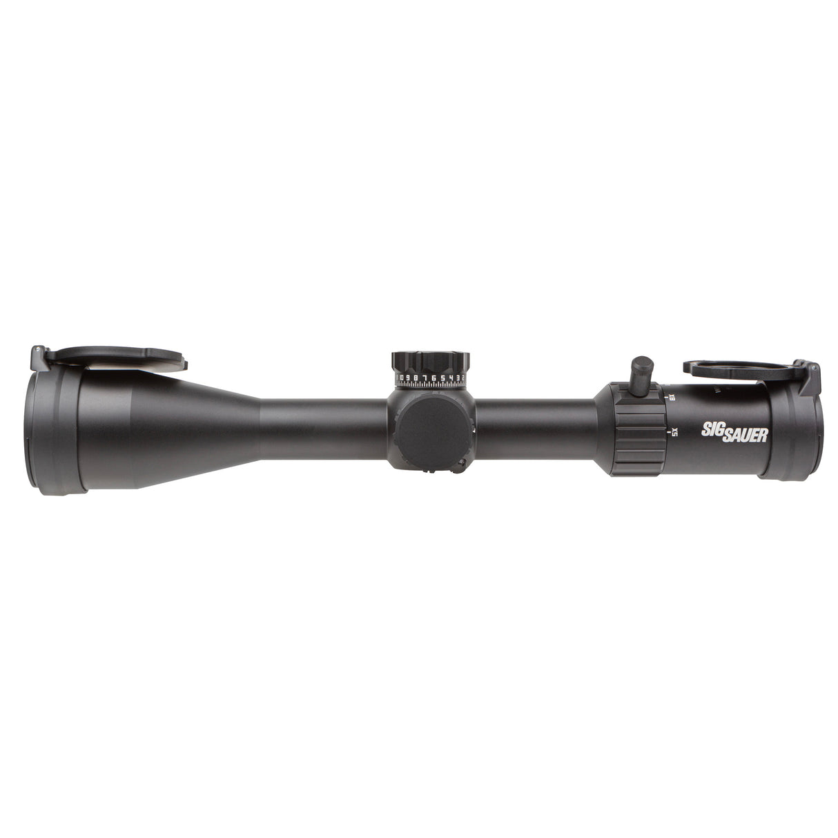 Sig Sauer WHISKEY4 5-20x50mm FFP Rifle Scope with MOA Milling Hunter 2.0 Reticle, Black