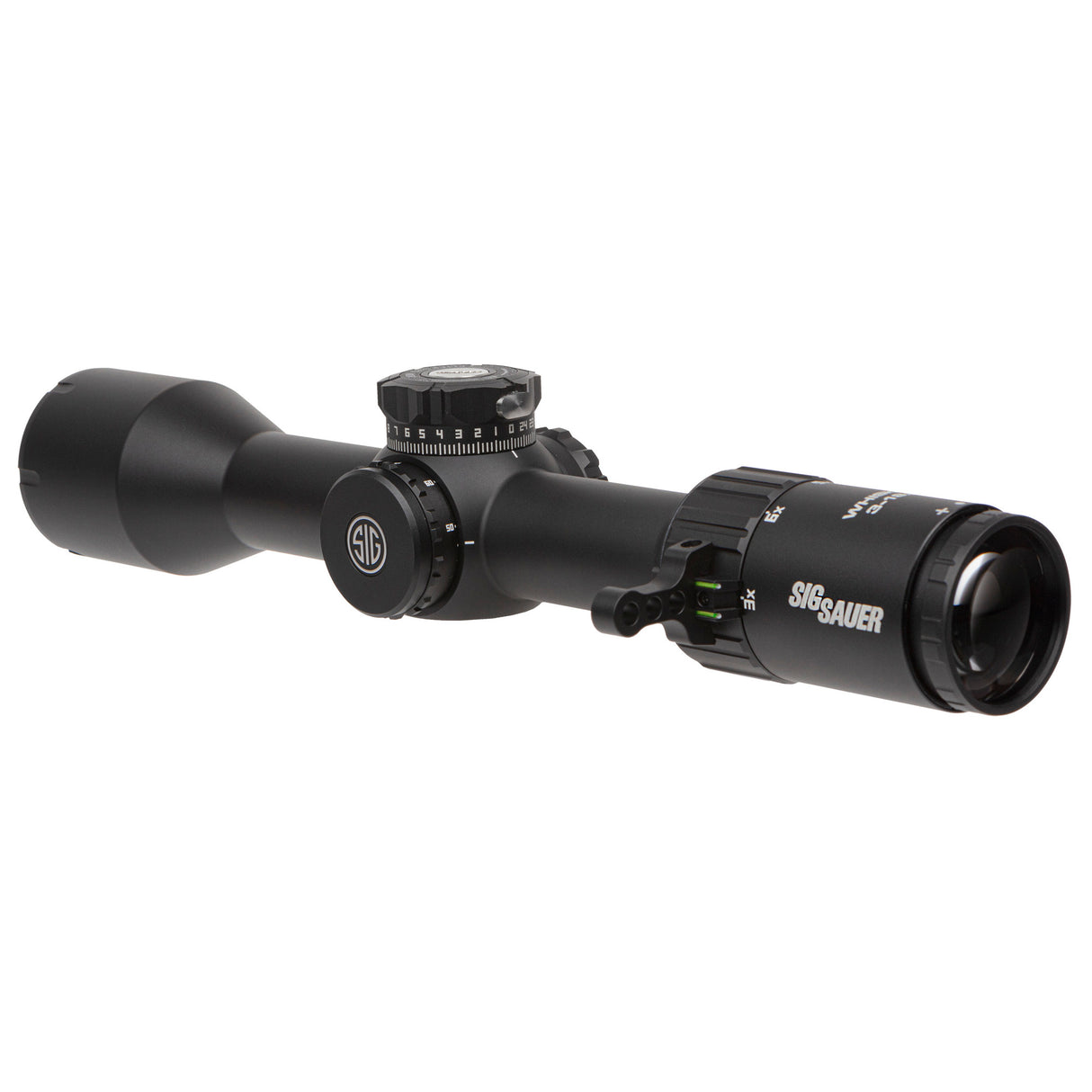 Sig Sauer WHISKEY6 3-18x44mm SFP Rifle Scope - Quadplex Reticle - Black (SOW63114) - 2