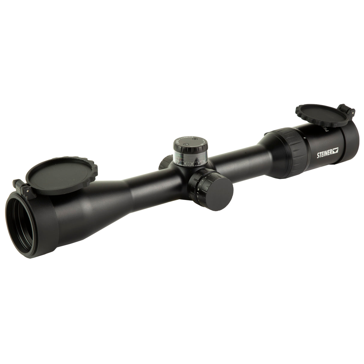 Steiner Predator 8 2-16x42 SFP Riflescope with Illuminated E3 Ballistic Reticle and 30mm tube for hunting