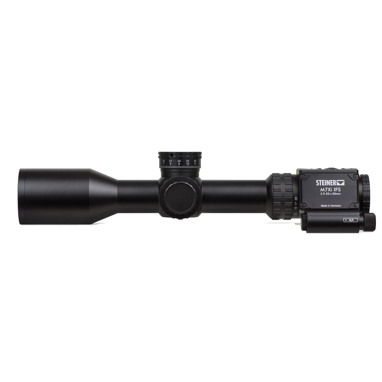 Steiner M7Xi 2.9-20x50mm 34mm Rifle Scope with MSR2 Reticle for long-range precision shooting