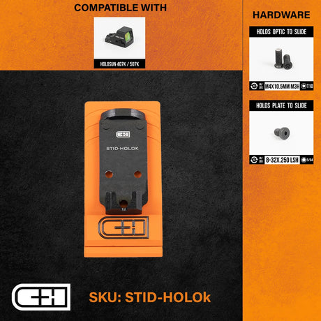 Staccato 2011 to Holosun 407K/507K/EPS/EPS Carry Adapter Plate - CHPWS - STID-HOLOk