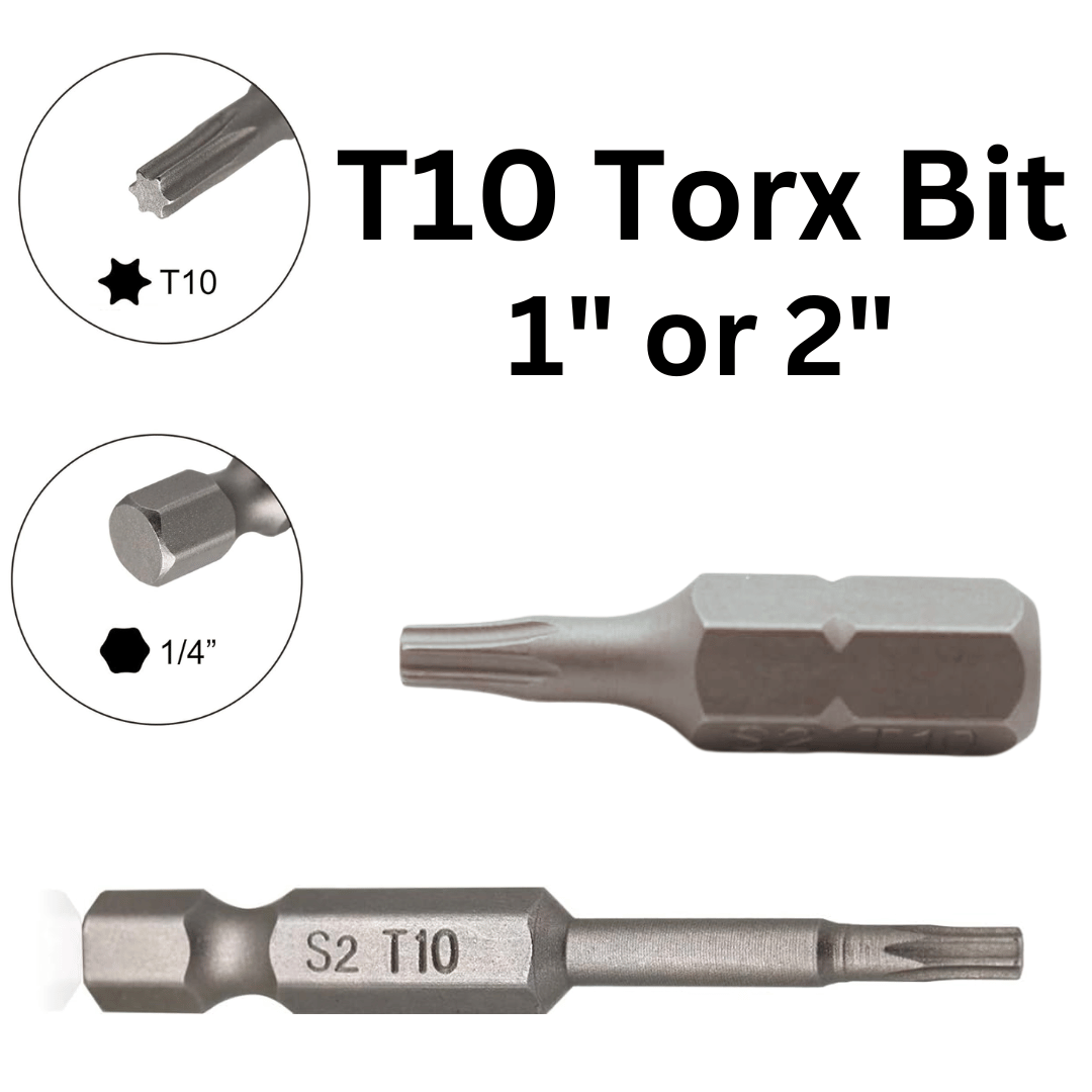 T10 Torx Bit - Use To Install Optic Screws To Slide/Plate