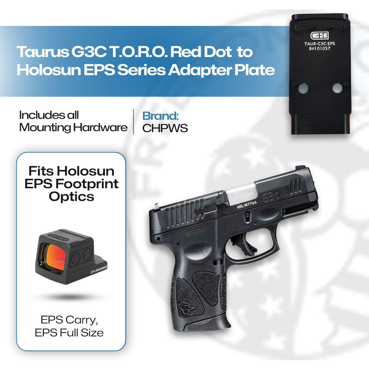 Taurus G3C To Holosun EPS / EPS Carry - CHPWS - TAUR-G3C-EPS