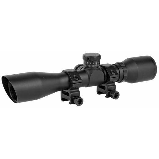 Truglo Tru-Brite Xtreme 4x32mm 1-Inch Tactical Mil-Dot Riflescope with Rings - TG8504BT - 1