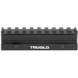 TRUGLO Riser Mount Picatinny One-Piece Bases in Black - 3