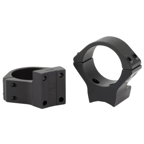 Talley Light Weight 30mm Low One-Piece Scope Mount Rings in Black - 2