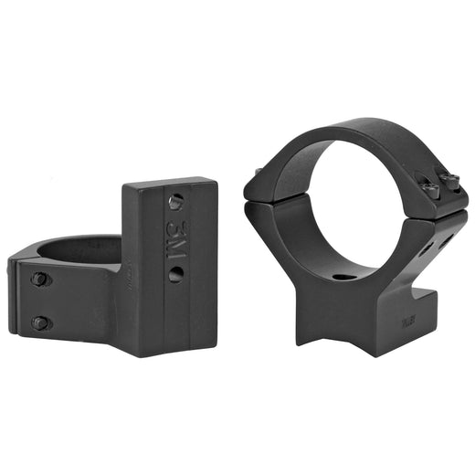 Talley Light Weight 30mm Medium One-Piece Scope Mount Rings in Black - 2