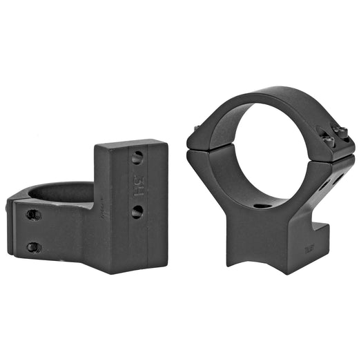 Talley Light Weight 30mm High One-Piece Scope Mount Rings in Black - 2