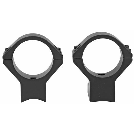 Talley Light Weight 30mm High One-Piece Scope Mount Rings in Black - 1