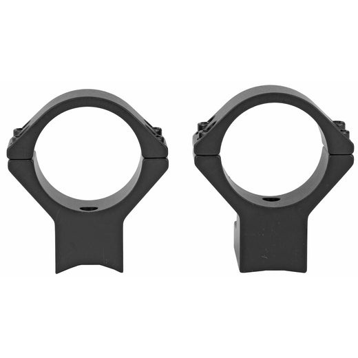 Talley Light Weight 30mm High One-Piece Scope Mount Rings in Black - 1
