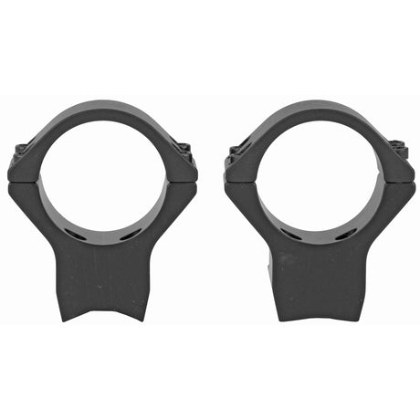 Talley Light Weight 30mm High One-Piece Scope Mount Rings in Black - 1