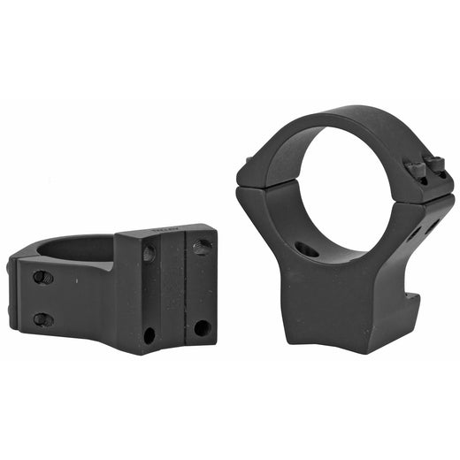 Talley Light Weight 30mm High One-Piece Scope Mount Rings in Black - 2