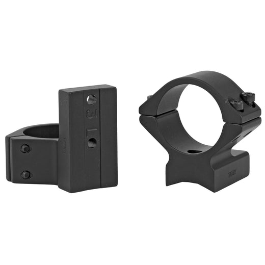 Talley Light Weight 1-Inch Low One-Piece Scope Mount Rings in Black - 2
