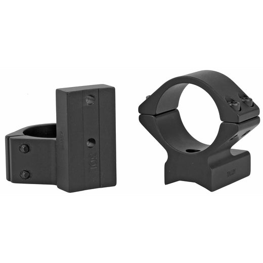 Talley Light Weight 1-Inch Low One-Piece Scope Mount Rings in Black - 2