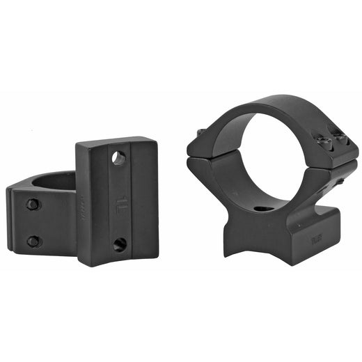 Talley Light Weight 1-Inch Low One-Piece Scope Mount Rings in Black - 2