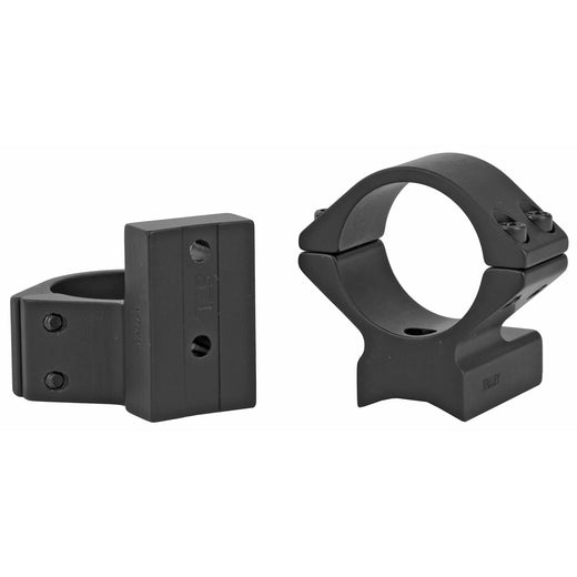 Talley Light Weight 1-Inch Low One-Piece Scope Mount Rings in Black - 2