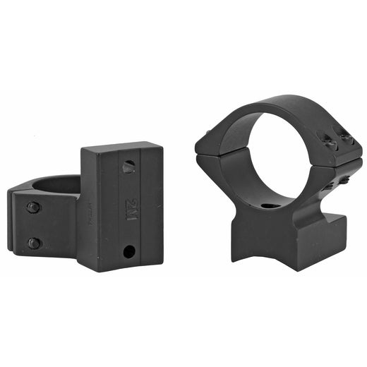 Talley Light Weight 1-Inch Medium One-Piece Scope Mount Rings in Black - 2