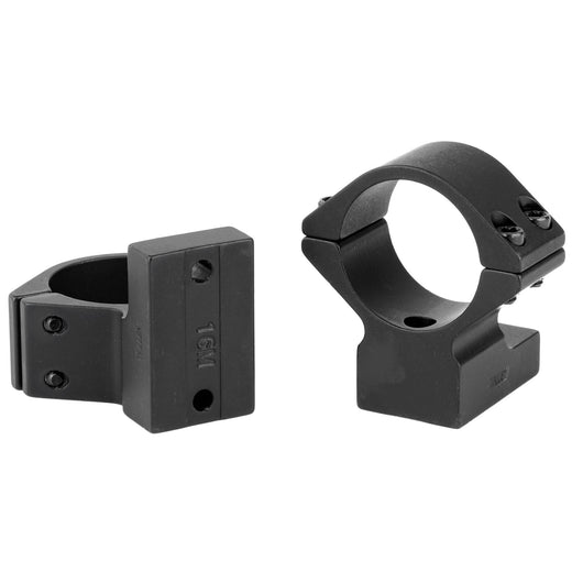 Talley Light Weight 1-Inch Medium One-Piece Scope Mount Rings in Black Matte - 2