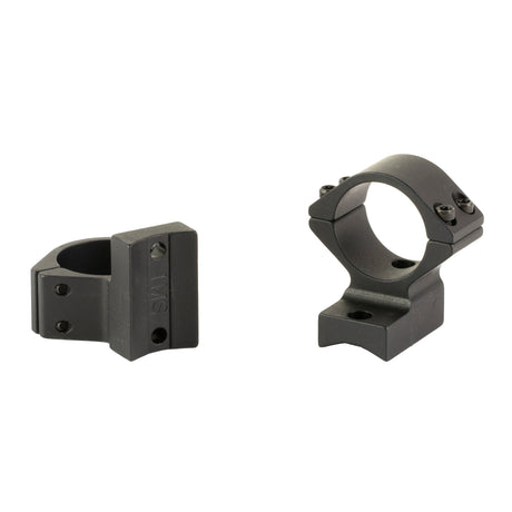 Talley Light Weight 1-Inch Medium Scope Rings Rings in Black Matte - 2
