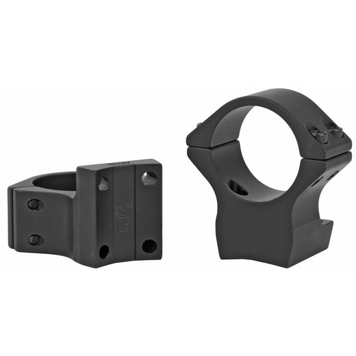 Talley Light Weight 1-Inch Medium One-Piece Scope Mount Rings in Black - 2