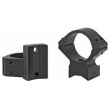 Talley Light Weight 1-Inch Medium One-Piece Scope Mount Rings in Black - 2