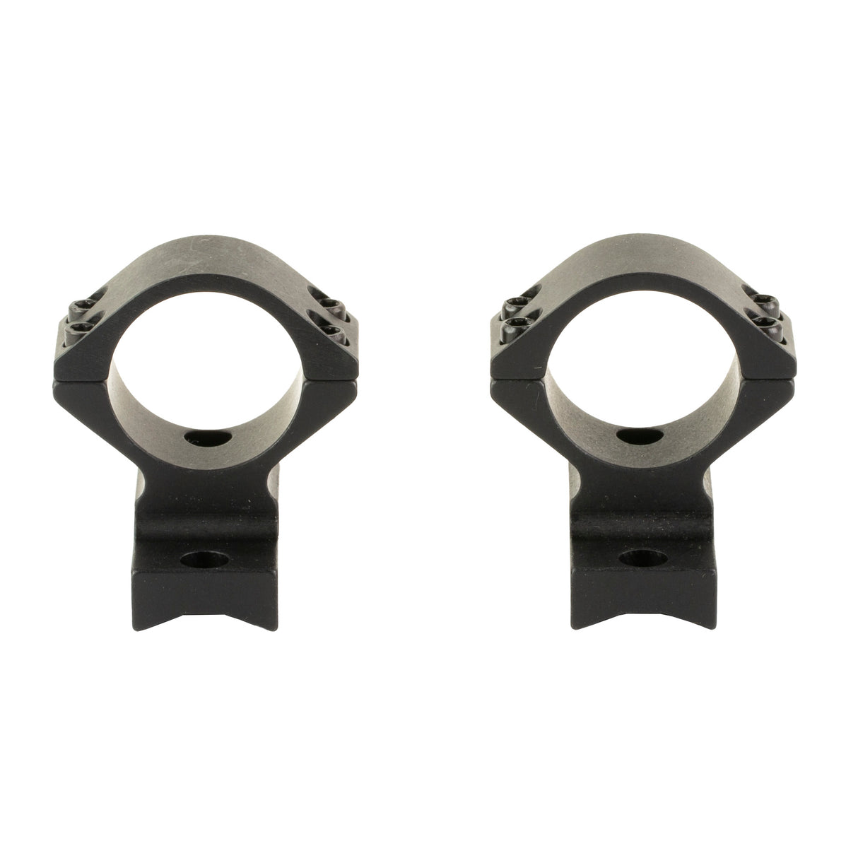 Talley Light Weight 1-Inch High Scope Rings Rings in Black Matte - 1