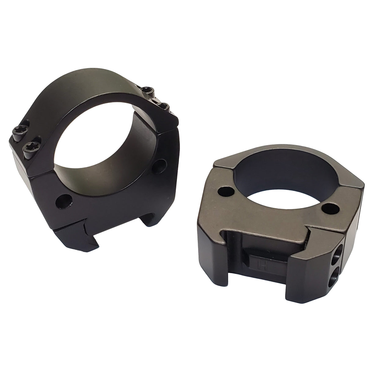 Talley Modern Sporting Ring 35mm High Rings in Black Matte - 1