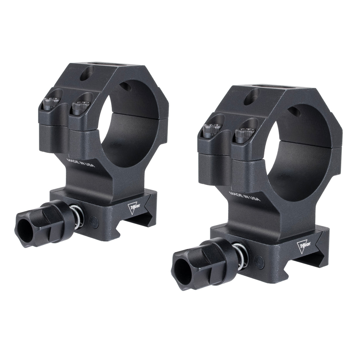 Trijicon Scope Rings 30mm Extra High Rings in Black Anodized - 1
