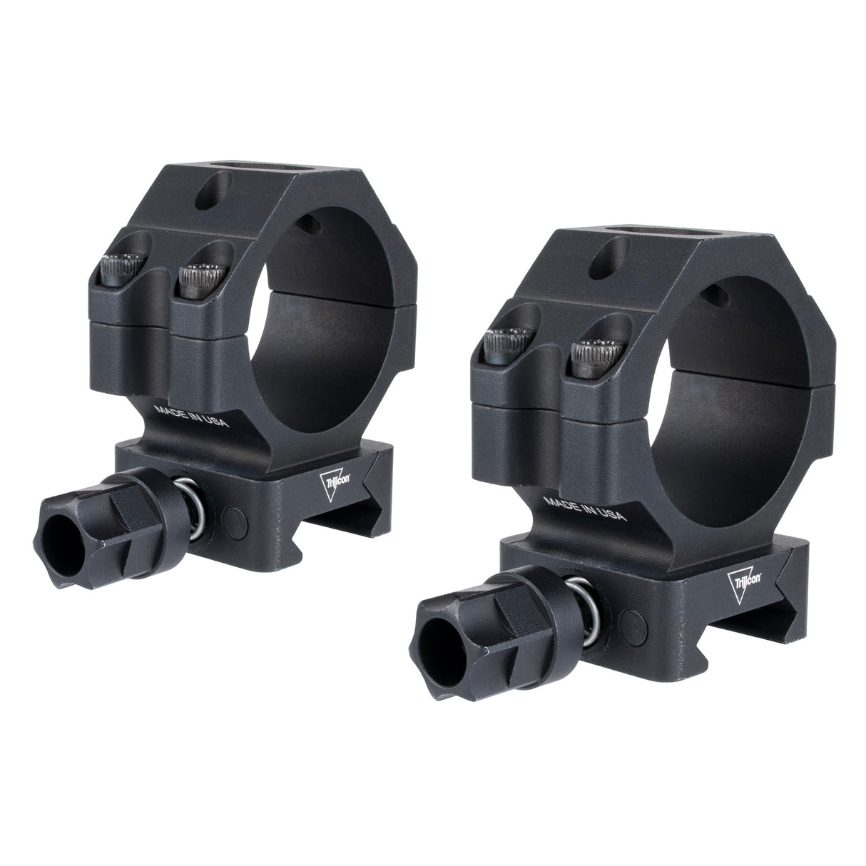 Trijicon Scope Rings 34mm Medium Rings in Black Anodized - 1