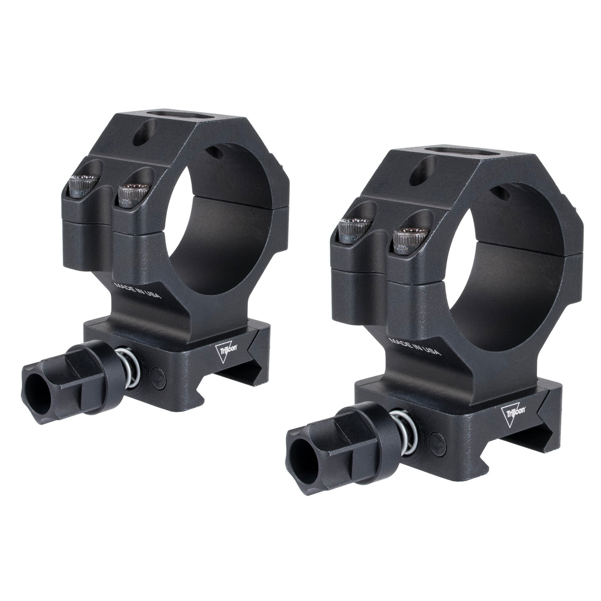 Trijicon Scope Rings 35mm High Rings in Black Anodized - 1