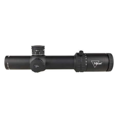 Trijicon Credo 1-10x28 FFP Riflescope with MRAD Red/Green Illuminated Reticle (CR1028-C-2900050) for CQB and long-range precision.