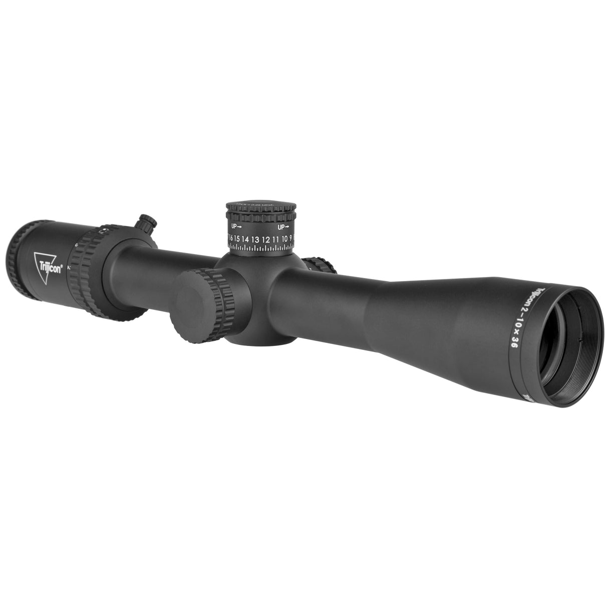 Trijicon Credo 2-10x36 FFP Tactical Riflescope with Red MOA Precision Tree Reticle (CR1036-C-2900037, UPC: 719307403079) - 2