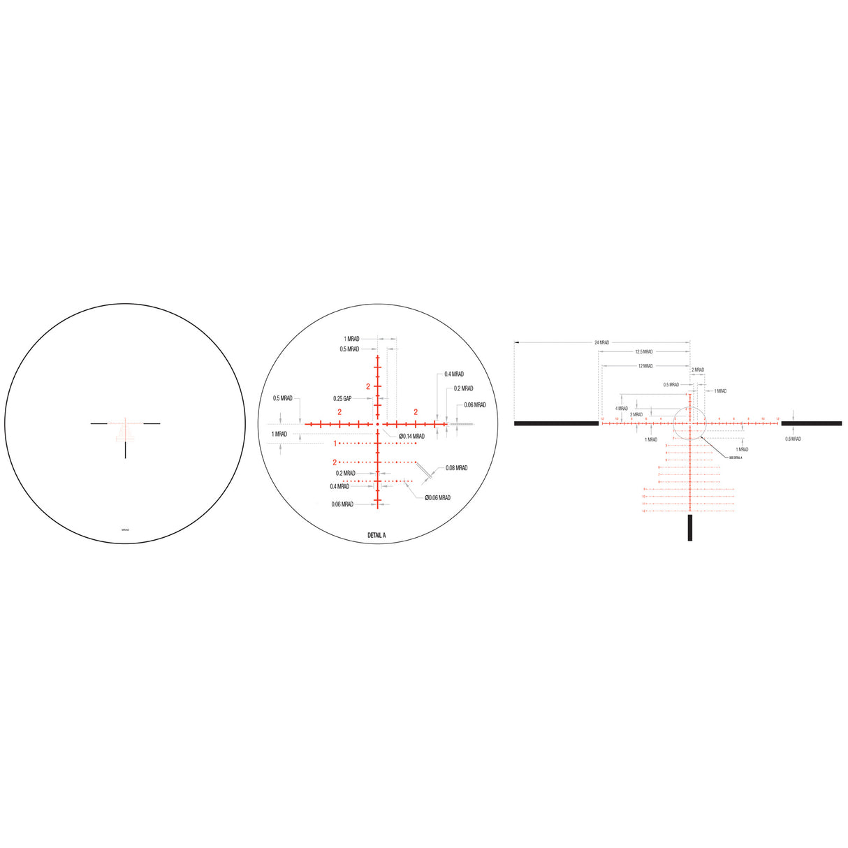 Trijicon Credo 2-10x36 FFP Tactical Riflescope with Red MRAD Reticle (CR1036-C-2900038) - 4