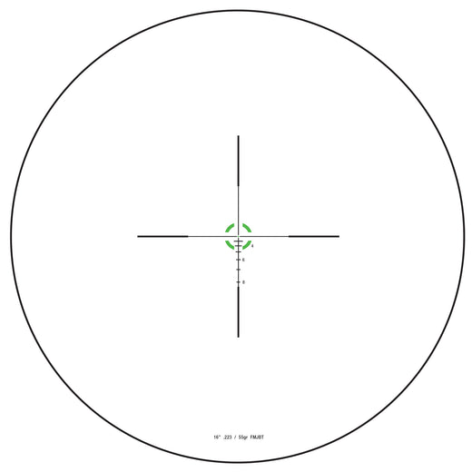 Trijicon Credo 1-4x24mm SFP Riflescope - Green BDC Segmented Circle, .223/55gr (CR424-C-2900014) - 4