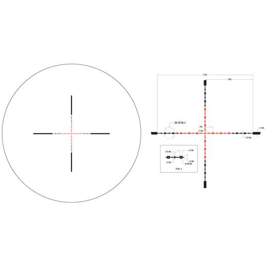 Trijicon Credo 3-9x40 SFP Riflescope - Red MIL-Square Reticle (CR940-C-2900041) - 4