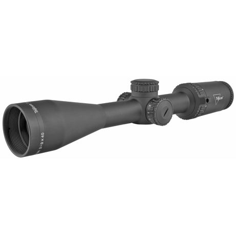 Trijicon Credo 3-9x40 SFP Duplex Red Illuminated Riflescope (CR940-C-2900043) for tactical use, featuring durable aluminum and BAC.