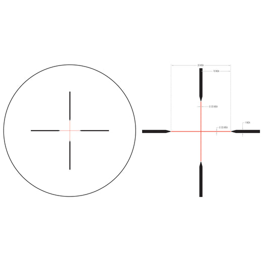 Trijicon Credo HX 2.5-10x56mm SFP Riflescope - Red Standard Duplex Reticle (CRHX1056-C-2900029) - 4