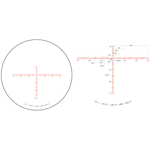 Trijicon Credo HX 2.5-15x56mm SFP Riflescope with Red MOA Center Dot - CRHX1556-C-2900035 - 4