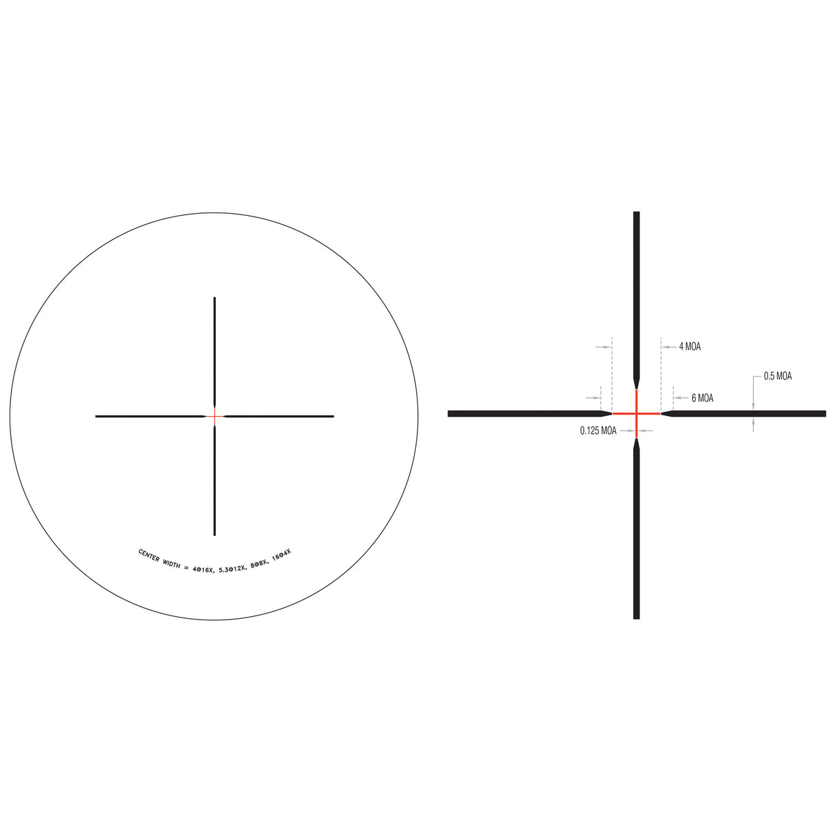 Trijicon Credo HX 4-16x50 SFP Standard Riflescope | CRHX1650-C-2900005 | 719307403406 - 4