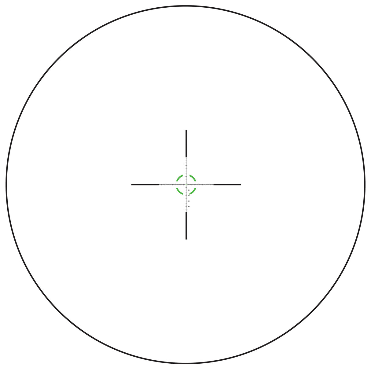 Trijicon Credo HX 1-6x24 FFP Riflescope with MOA Green Illuminated Reticle (CRHX624-C-2900022) - 4