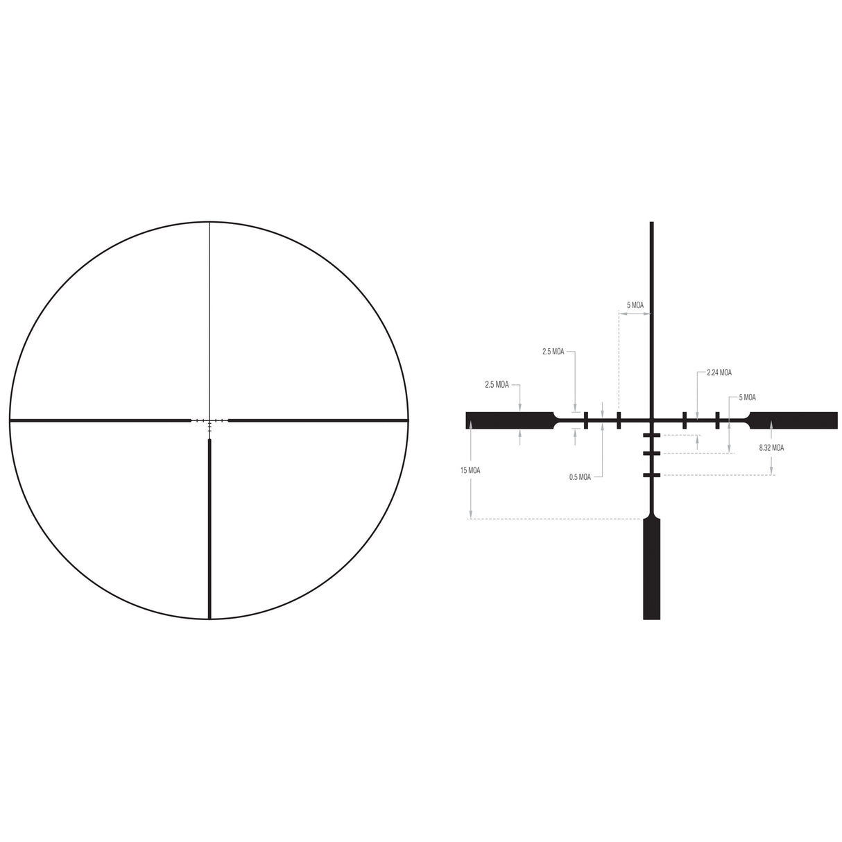 Trijicon Huron 1-4x24 Riflescope BDC Hunter Holds Reticle (MPN: HR424-C-2700001, UPC: 719307402904) - 4
