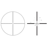 Trijicon Huron 3-9x40mm Riflescope BDC Hunter Holds, 1" Tube (HR940-C-2700005) - 4