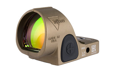 Trijicon SRO Red Dot Sight Coyote Brown - Round Window - Available in 1, 2.5, and 5 MOA Versions - 7075 T6 Aluminum - RMR Footprint