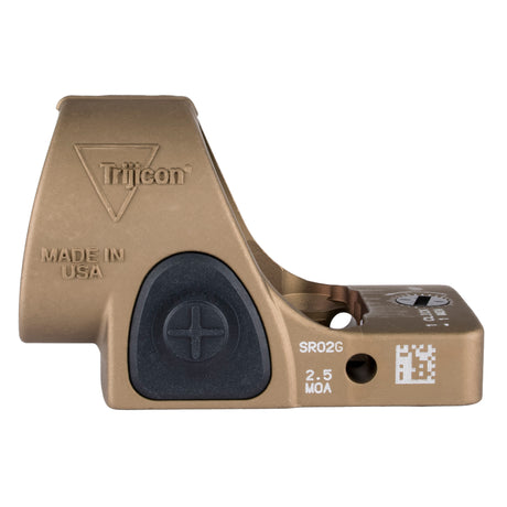 Trijicon SRO Green Dot Sight Coyote Brown - Round Window - 2.5 MOA Dot - 7075 T6 Aluminum - RMR Footprint